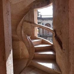 Craved staircase