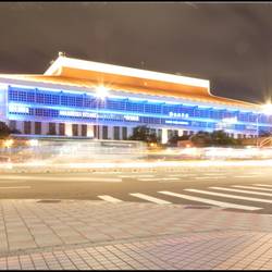 Taipei Main Station by Night