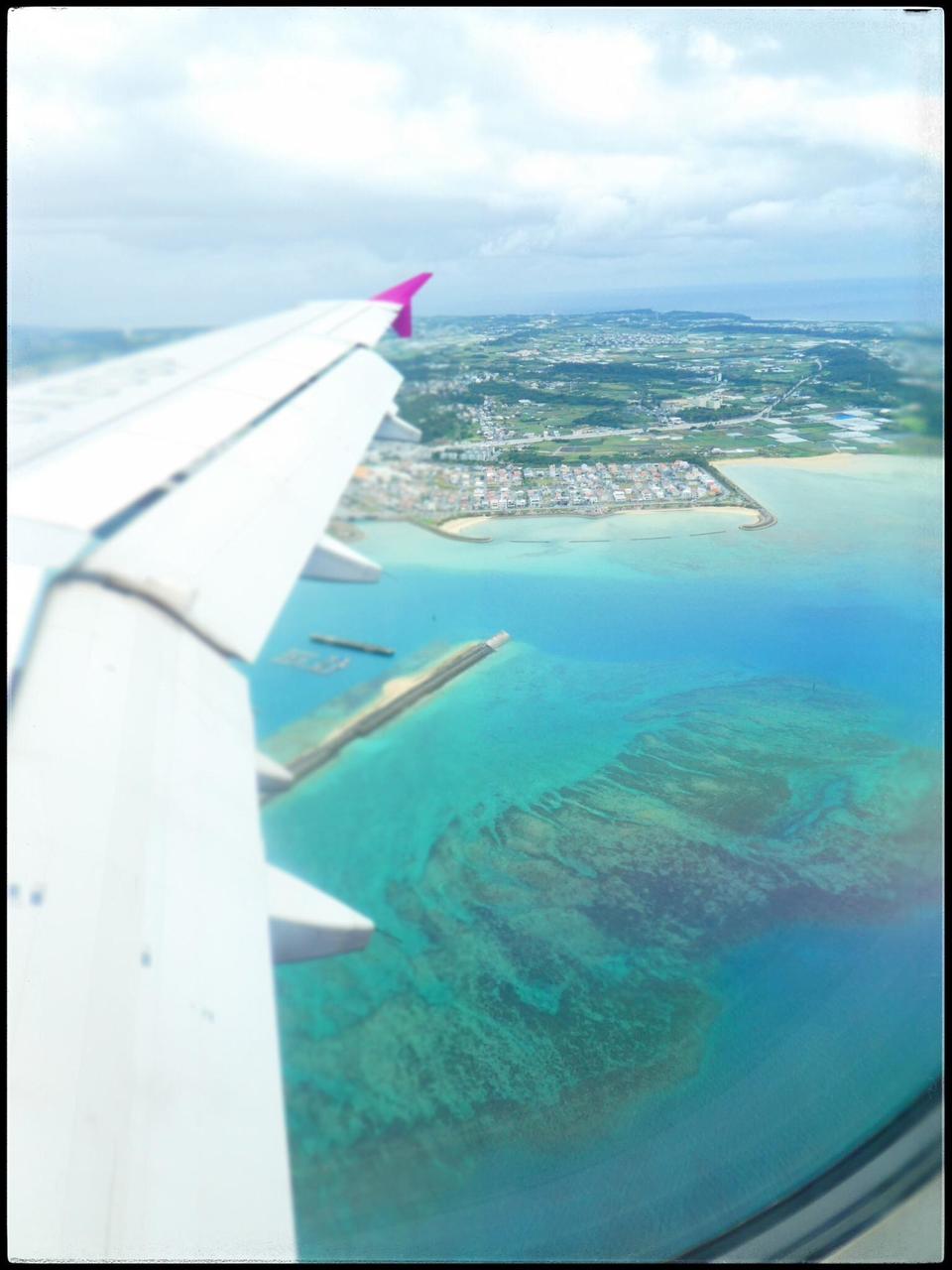 Landeanflug auf Naha/Okinawa