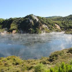 Waimangu: Bratpfannensee im Echokrater
