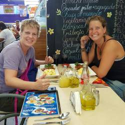 Lunch op de markt @ Santiago