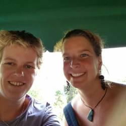 Met de funicular omhoog @ Santiago