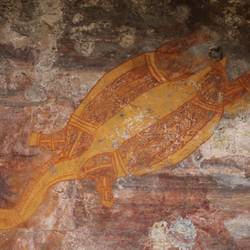 Uralte Aborigini Kunst