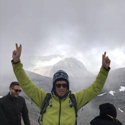 Gipfelfoto auf 5435m