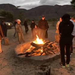 Lagerfeuer in der Prärie