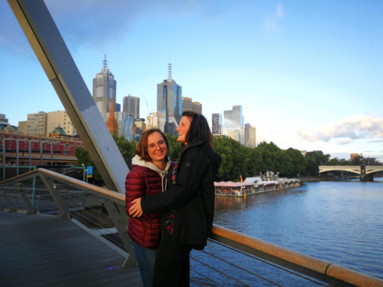 Yarra River mit Jeanne :)