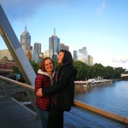 Yarra River mit Jeanne :)