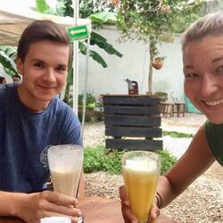 Gesunder Drink frisch gepresst