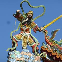 Rooftop decorations Wenwu Temple