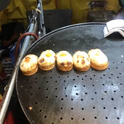 Egg bread, perfect street food snack