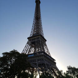The iconic Eiffel Tower