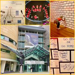 Te Papa - the New Zealand Museum, info on immigration, the writing wall, and the Sally Ann band!