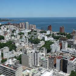 View from the top of Palacio Salvo