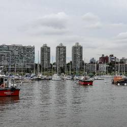 View near the Uruguayan Yacht Club