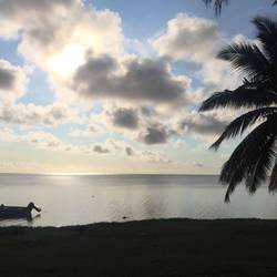 Sonnenuntergang auf Aitutaki