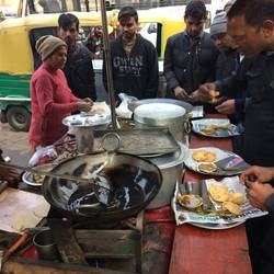 Frühstück in Delhi