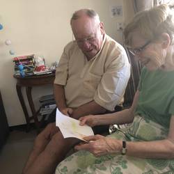 Best Christmas present: Having the grand parents with us for a whole week!