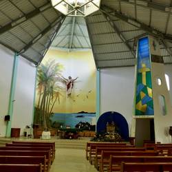 Kirche auf der Insel Isabella