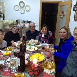 The lovely family that took us in.