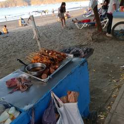 Vorbereitungen auf den Jahreswechsel am Strand