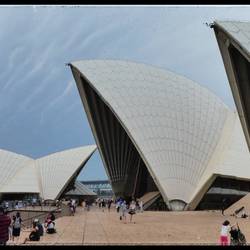 Sydney Opera House von aussen...