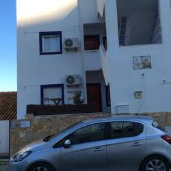 Our rental car and bnb in Faro