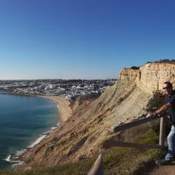 Clifftop walk above Praia de Luz