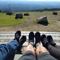 Our ON shoes at the top of the world