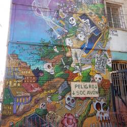 Wenn man meinen Bericht über Valparaiso genau liest, kann man diese Szene zuordnen:-)