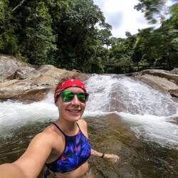 Baden im Naturpool 🤩
