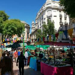 Antiquitätenmarkt im Stadtteil San Telmo