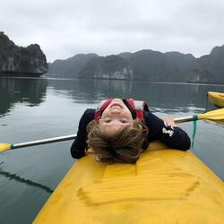 Malcolm Kayaking with Lara