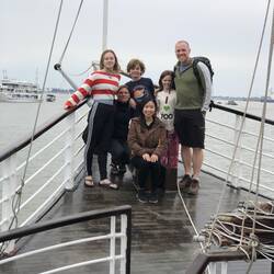 Amy the friendly Perla Dawn tour guide!