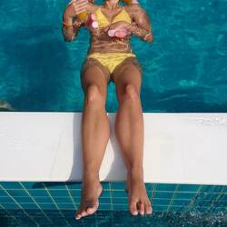 Vorbereiten im Pool