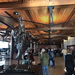 Statue at the Jackson Airport
