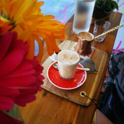 Chai Latte in Levanter Café