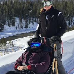 Musher Christy and Passenger Glenda