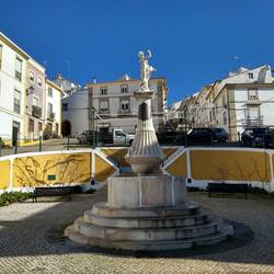 In the centre of the town