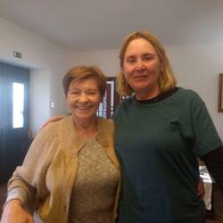 Connie and our hostess Louisa