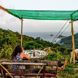Abendessen mit Aussicht