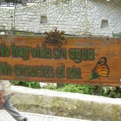 Er is geen leven zonder water, dus hou de rivier schoon...