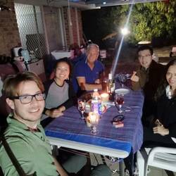 Abendessen mit Paul, Jun und Lilian