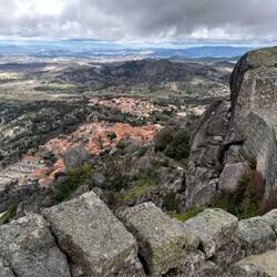 The town of Monsanto from the castle
