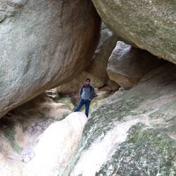 The boulders are huge!