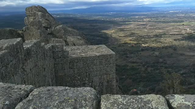 From the castle walls.