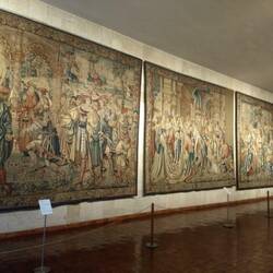 Oedipus story in beautiful tapestries