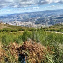 High above Lamego.