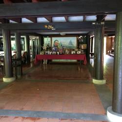The hall of the main building of the Kukrit Pramoj House