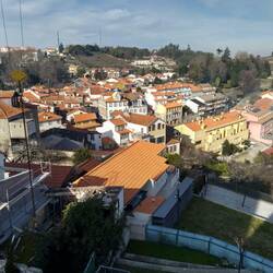 Our apartment building is somewhere in there.