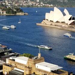 Busy harbour. Count the boats you see.